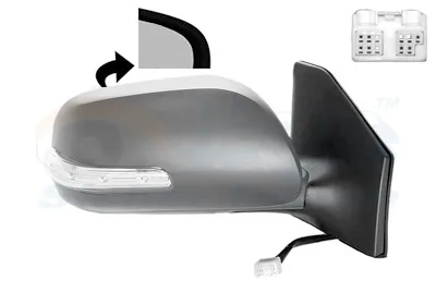 Più Venduto VAN WEZEL 5311818 - Specchio retrovisore esterno ATP Autoricambi