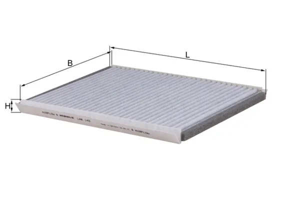 MAHLE LAK 143 - Filtro, Aria abitacolo ATP Autoricambi Non Perdere