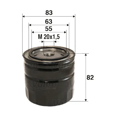 Prezzo Basso VALEO 586062 - Filtro olio ATP Autoricambi