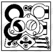 WALKER 86075 - Kit montaggio, Silenziatore ATP Autoricambi Consegna Rapida