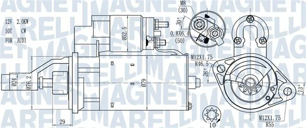 Spedizione Espresso MAGNETI MARELLI 063721114010 - Motorino d‘avviamento ATP Autoricambi