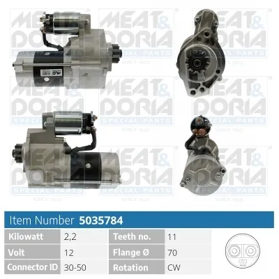 Scelto Dai Clienti MEAT & DORIA 5035784 - Motorino d‘avviamento ATP Autoricambi