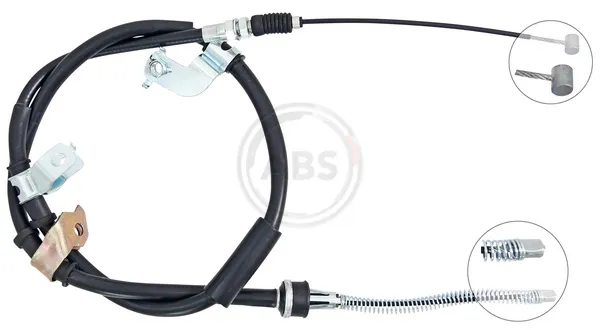 A.B.S. K14113 - Cavo comando, Freno stazionamento ATP Autoricambi Prezzo Di Fabbrica