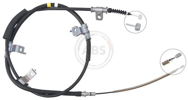 Nuova Collezione A.B.S. K17533 - Cavo comando, Freno stazionamento ATP Autoricambi