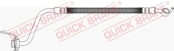 Di Tendenza QUICK BRAKE 50.516 - Flessibile del freno ATP Autoricambi