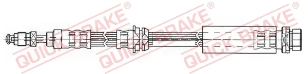 QUICK BRAKE 37.918 - Flessibile del freno ATP Autoricambi Subito Disponibile