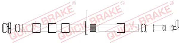 Consegna Rapida QUICK BRAKE 58.895 - Flessibile del freno ATP Autoricambi