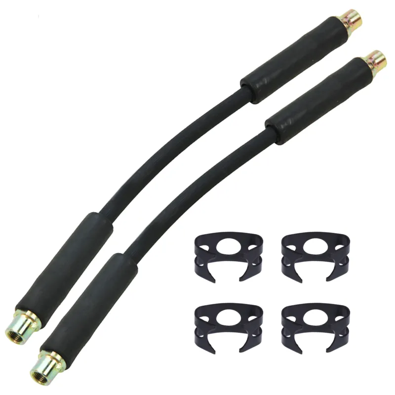 ATEC 40577557 - 2x tubo freno + molle di fissaggio anteriori ATP Autoricambi Pagamento Sicuro