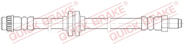 QUICK BRAKE 32.126 - Flessibile del freno ATP Autoricambi Scelto Dai Clienti