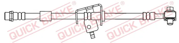 QUICK BRAKE 58.856X - Flessibile del freno ATP Autoricambi Offerta Speciale