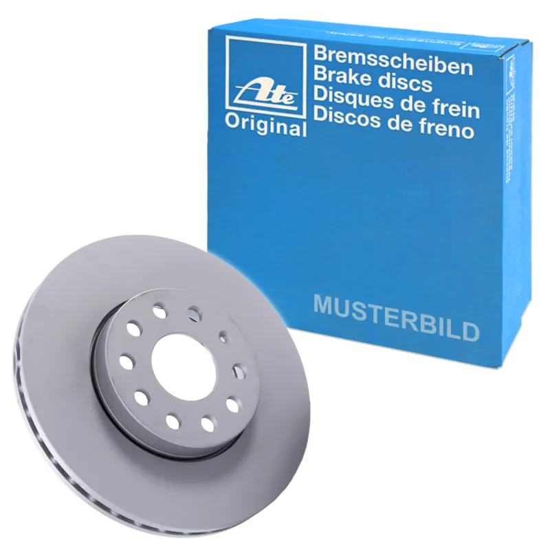 ATE 24.0122-0199.1 - 2x Disco freno asse anteriore Ventilato ATP Autoricambi Promozione