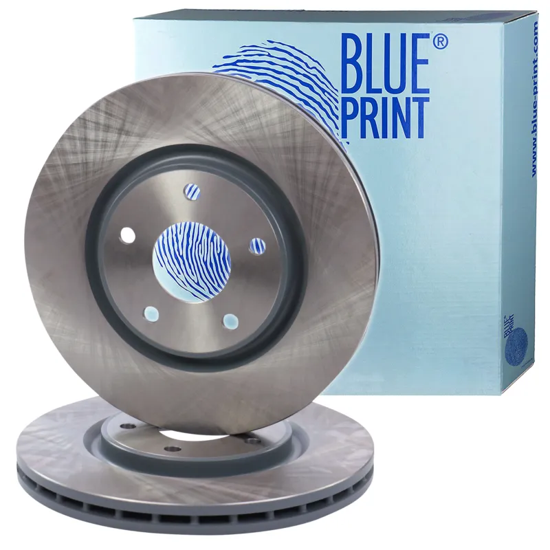 Ultimissimo Modello BLUE PRINT ADA104371 - 2x Disco freno asse anteriore Ventilato ATP Autoricambi