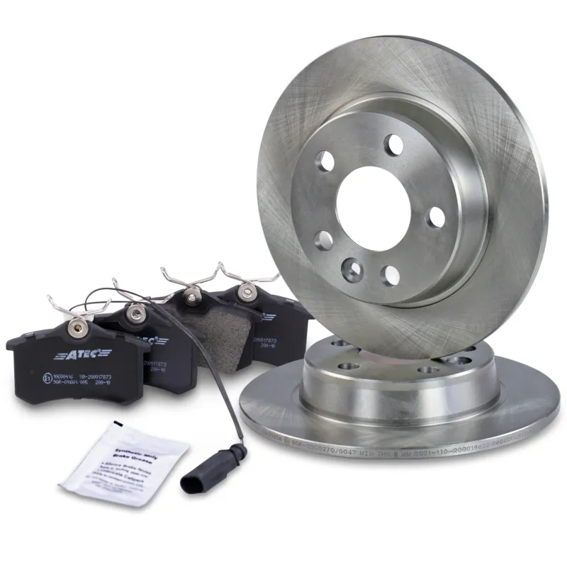 BESTPRICE 10600417 - Dischi+pastiglie freno asse posteriore FULLINCL VWK ATP Autoricambi Subito Disponibile