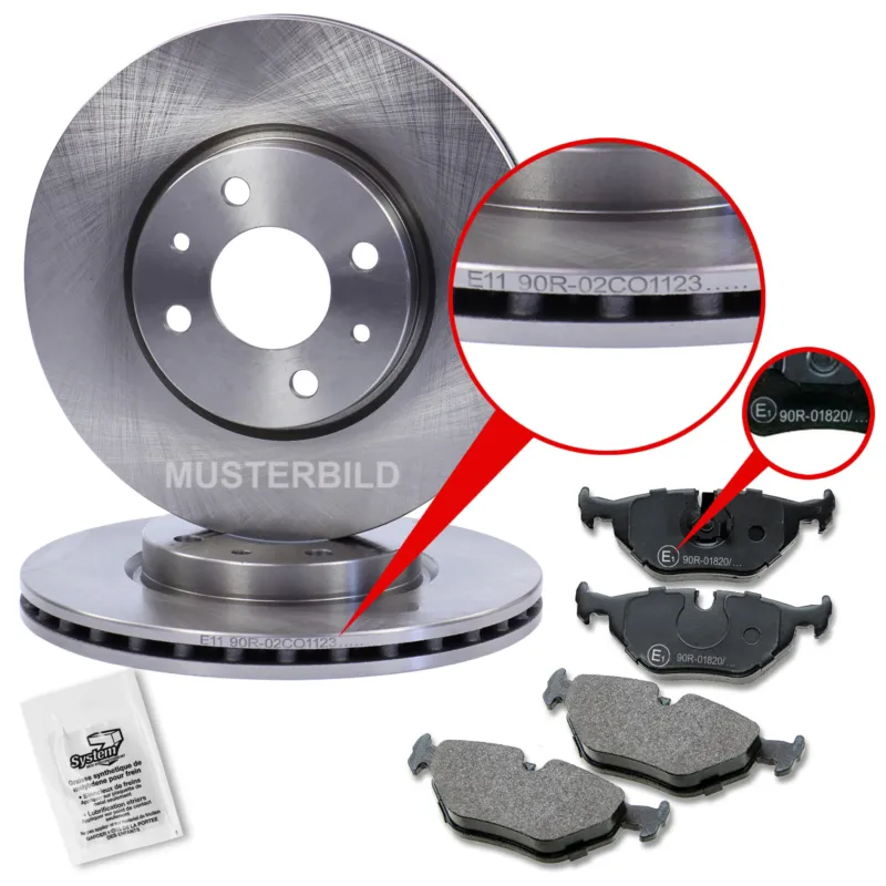 Prezzo Scontato BESTPRICE 10604568 - Dischi freno + pastiglie freno asse anteriore Ventilato ATP Autoricambi