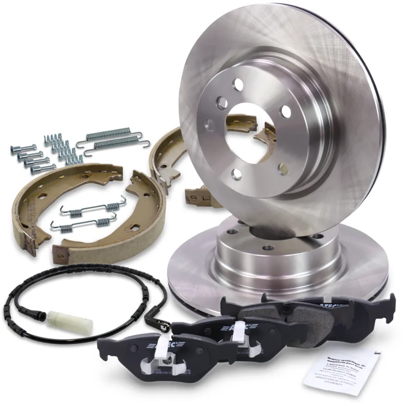BESTPRICE 10604014 - Dischi freno + pastiglie freno asse posteriore ventilate ATP Autoricambi Must-Have