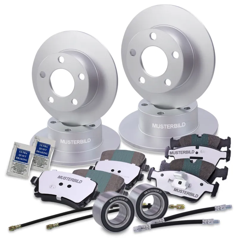 BESTPRICE 10604064 - Set completo dischi freno+pastiglie freno anteriori+posteriori ATP Autoricambi Promo Stagionale
