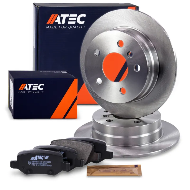 Quantità Limitata ATEC 40575692 - Dischi freno + pastiglie freno asse posteriore Completo ATP Autoricambi