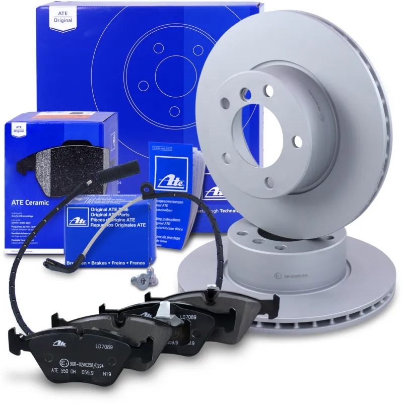 Prezzo Di Fabbrica ATE 10696002 - Dischi freno+ceramica+VWKanteriori ventilati ATP Autoricambi
