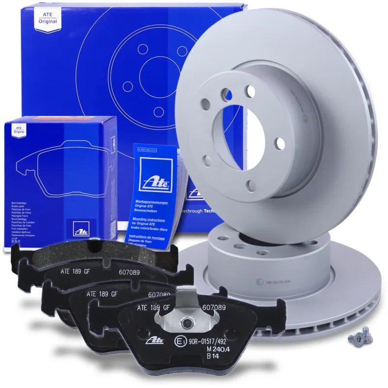 Esclusivo ATE 10696198 - Dischi freno+pastiglie freno asse anteriore Ventilato ATP Autoricambi