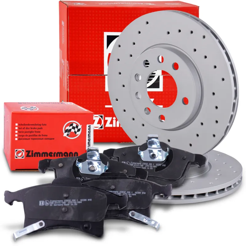 ZIMMERMANN 10697579 - Dischi + pastiglie SPORT Anteriore Ventilato ATP Autoricambi Ultime Pezzi