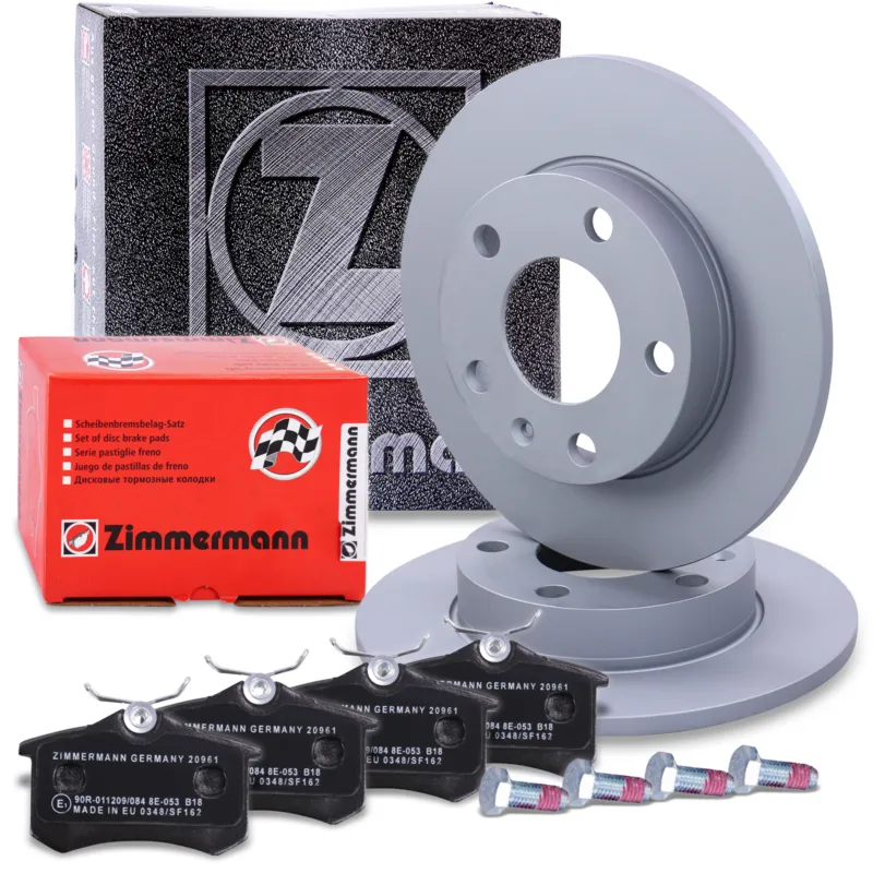 Affare ZIMMERMANN 10697719 - Dischi freno + pastiglie freno asse posteriore ATP Autoricambi