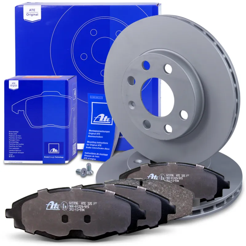 ATE 10696697 - Dischi freno+pastiglie freno asse anteriore Ventilato ATP Autoricambi Professionale