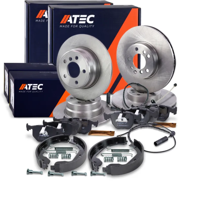 ATEC 40581807 - Set completo dischi freno+pastiglie freno anteriori+posteriori ATP Autoricambi Solo Oggi