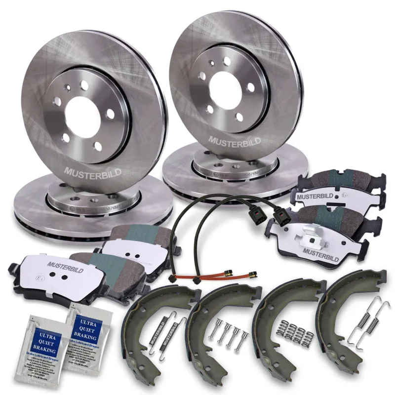 Prezzo Scontato ATEC 40581754 - Dischi freno + pastiglie freno Anteriore + Posteriore ATP Autoricambi