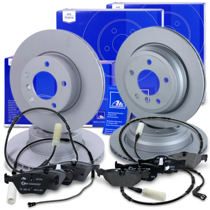 ATE 40585398 - Dischi freno +pastiglie freno +VWKanteriori+posteriori ATP Autoricambi Promozione Esclusiva