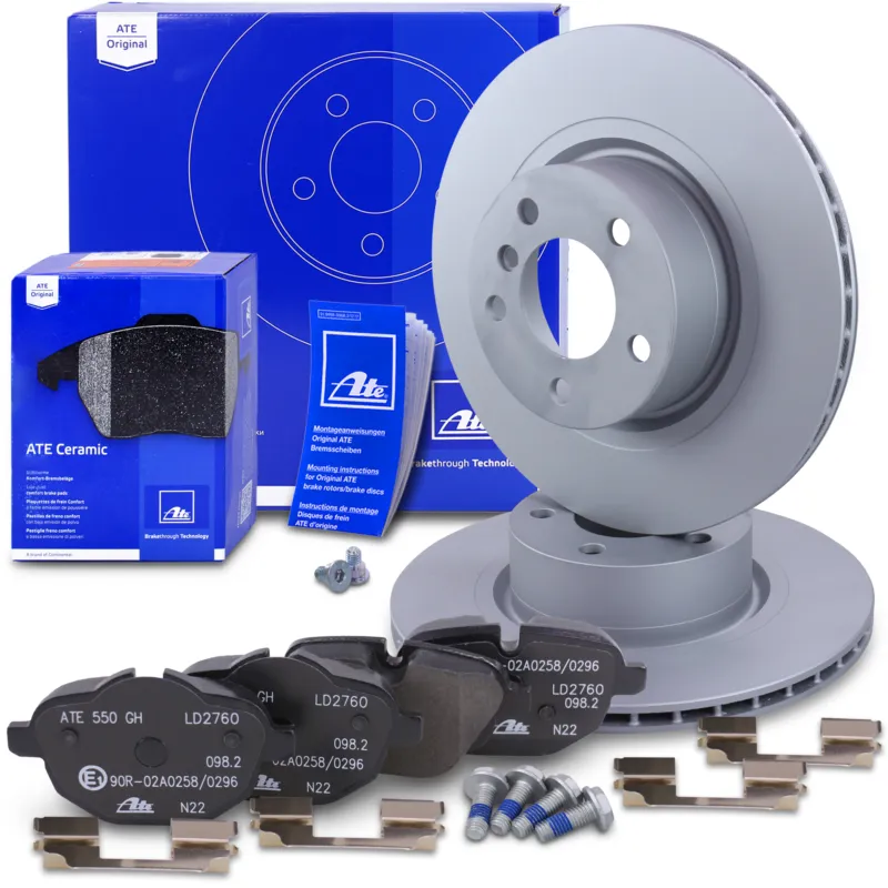 ATE 40975103 - Dischi freno +pastigliefreno posteriori CERAMICHE ATP Autoricambi Nuova Collezione