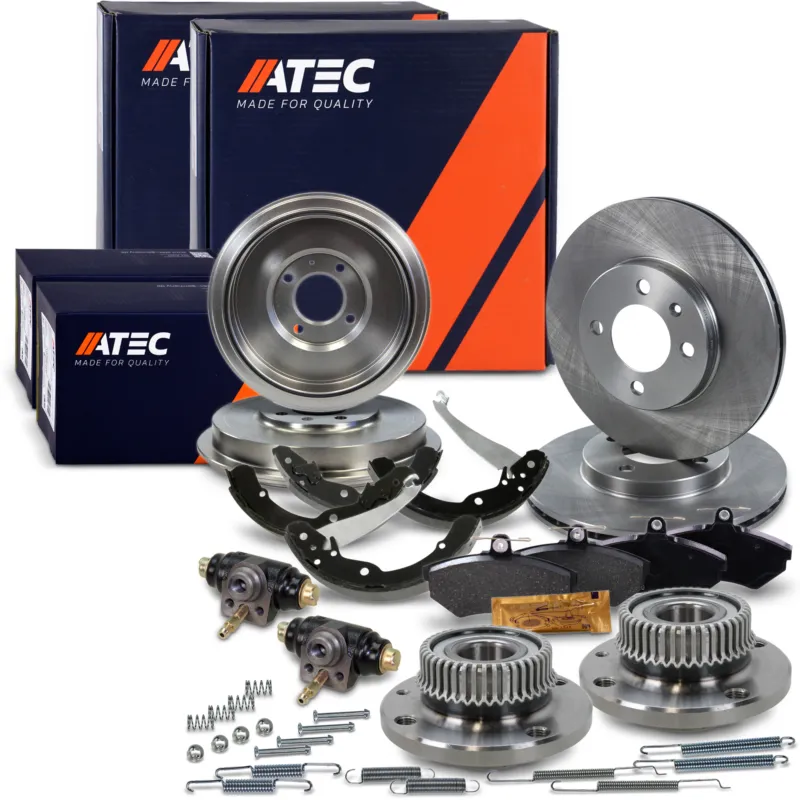 ATEC 40581536 - Set completo dischi freno+pastiglie freno anteriori+posteriori ATP Autoricambi Saldi