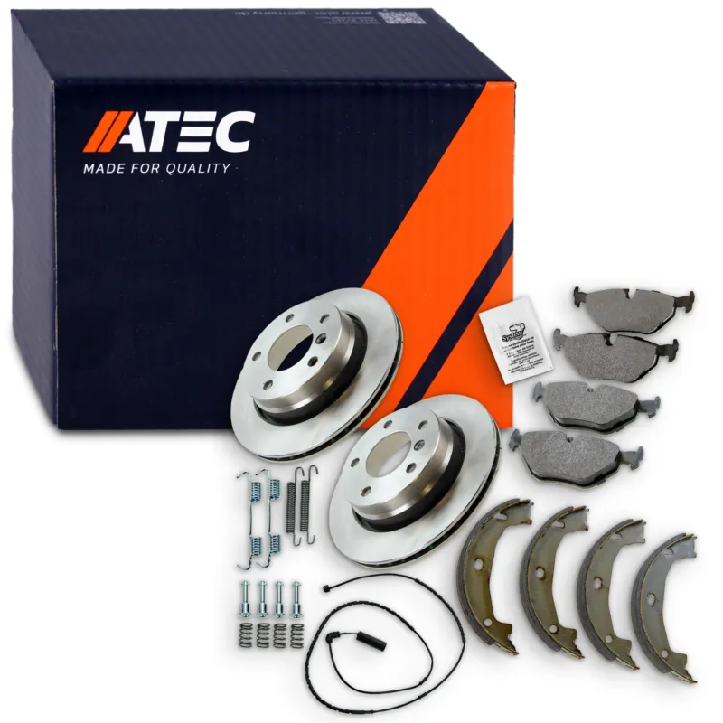Prezzo Di Fabbrica ATEC 40580198 - Dischi freno ventilati + pastiglie freno asse posteriore ATP Autoricambi