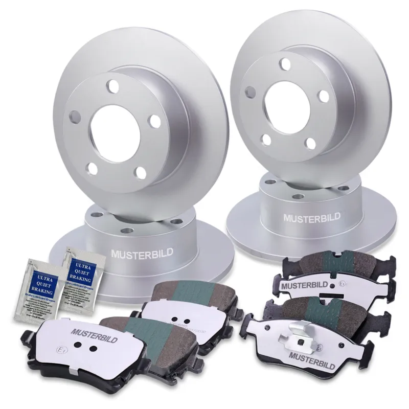 Occasione BESTPRICE 10603485 - Dischi freno + pastiglie freno Anteriore + Posteriore ATP Autoricambi