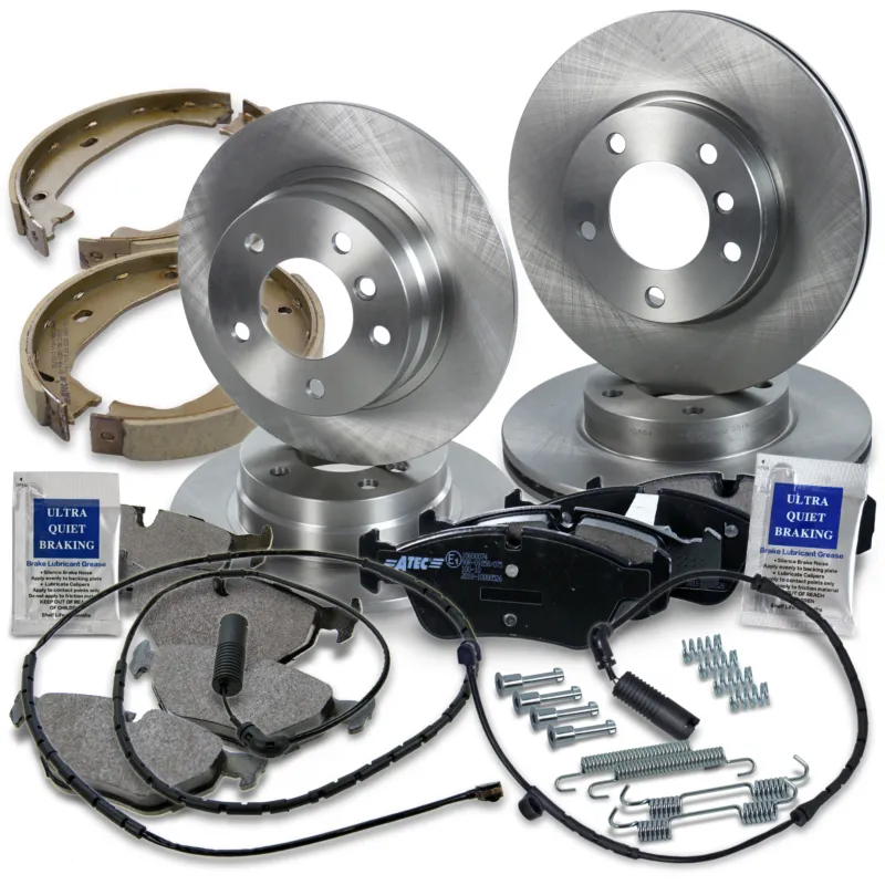 BESTPRICE 10603886 - Dischi freno + pastiglie freno Anteriore + Posteriore ATP Autoricambi Saldi