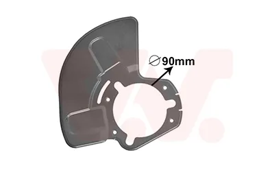 Super Prezzo VAN WEZEL 3745374 - Lamiera paraspruzzi, Disco freno ATP Autoricambi