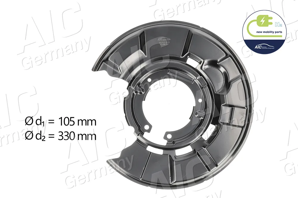 AIC 55751 - Lamiera paraspruzzi, Disco freno ATP Autoricambi Prezzo Conveniente