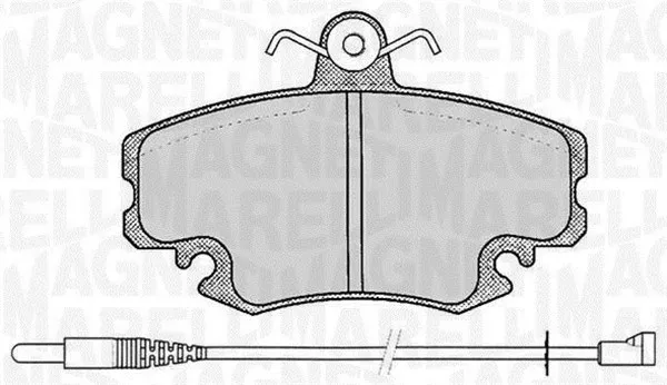 MAGNETI MARELLI 363916060203 - Kit pastiglie freno, Freno a disco ATP Autoricambi Prezzo Basso