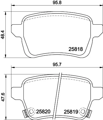 HELLA 8DB 355 036-431 - Kit pastiglie freno, Freno a disco ATP Autoricambi Ultimissimo Modello