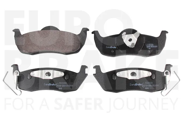 Solo Oggi EUROBRAKE 5502229334 - Kit pastiglie freno, Freno a disco ATP Autoricambi