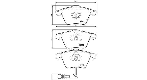 Ultima Occasione MAGNETI MARELLI 363700485079 - Kit pastiglie freno, Freno a disco ATP Autoricambi