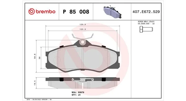 Compra Oggi Stesso MAGNETI MARELLI 363700485008 - Kit pastiglie freno, Freno a disco ATP Autoricambi