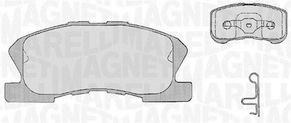 Quantità Limitata MAGNETI MARELLI 363916060209 - Kit pastiglie freno, Freno a disco ATP Autoricambi