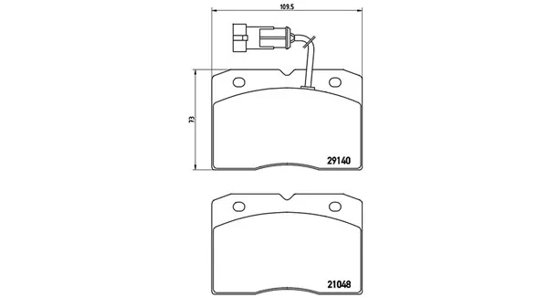 MAGNETI MARELLI 363700506020 - Kit pastiglie freno, Freno a disco ATP Autoricambi Ultima Occasione