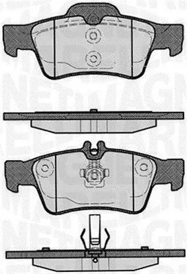 Spedito Oggi MAGNETI MARELLI 363916060316 - Kit pastiglie freno, Freno a disco ATP Autoricambi