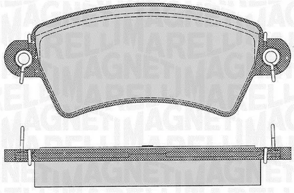 MAGNETI MARELLI 363916060537 - Kit pastiglie freno, Freno a disco ATP Autoricambi Ultimissimo Modello