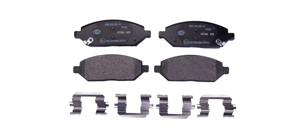 Consegna Rapida HELLA 8DB 355 025-451 - Kit pastiglie freno, Freno a disco ATP Autoricambi