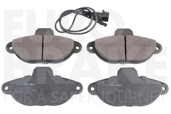 EUROBRAKE 5502222334 - Kit pastiglie freno, Freno a disco ATP Autoricambi Popolare