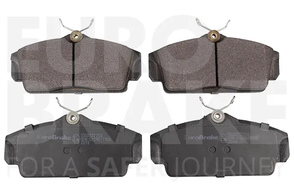 Prezzo Di Fabbrica EUROBRAKE 5502222254 - Kit pastiglie freno, Freno a disco ATP Autoricambi