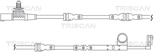 TRISCAN 8115 17011 - Contatto segnalazione, Usura past. freno/mat. d‘attrito ATP Autoricambi Offerta Speciale