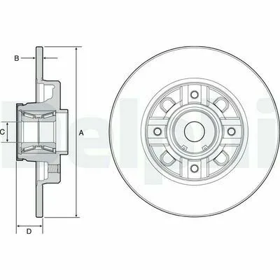Pagamento Sicuro DELPHI BG9116RS Disco Freno